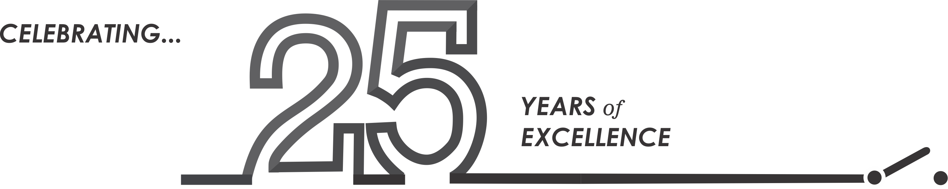 text in image saying 25years in business