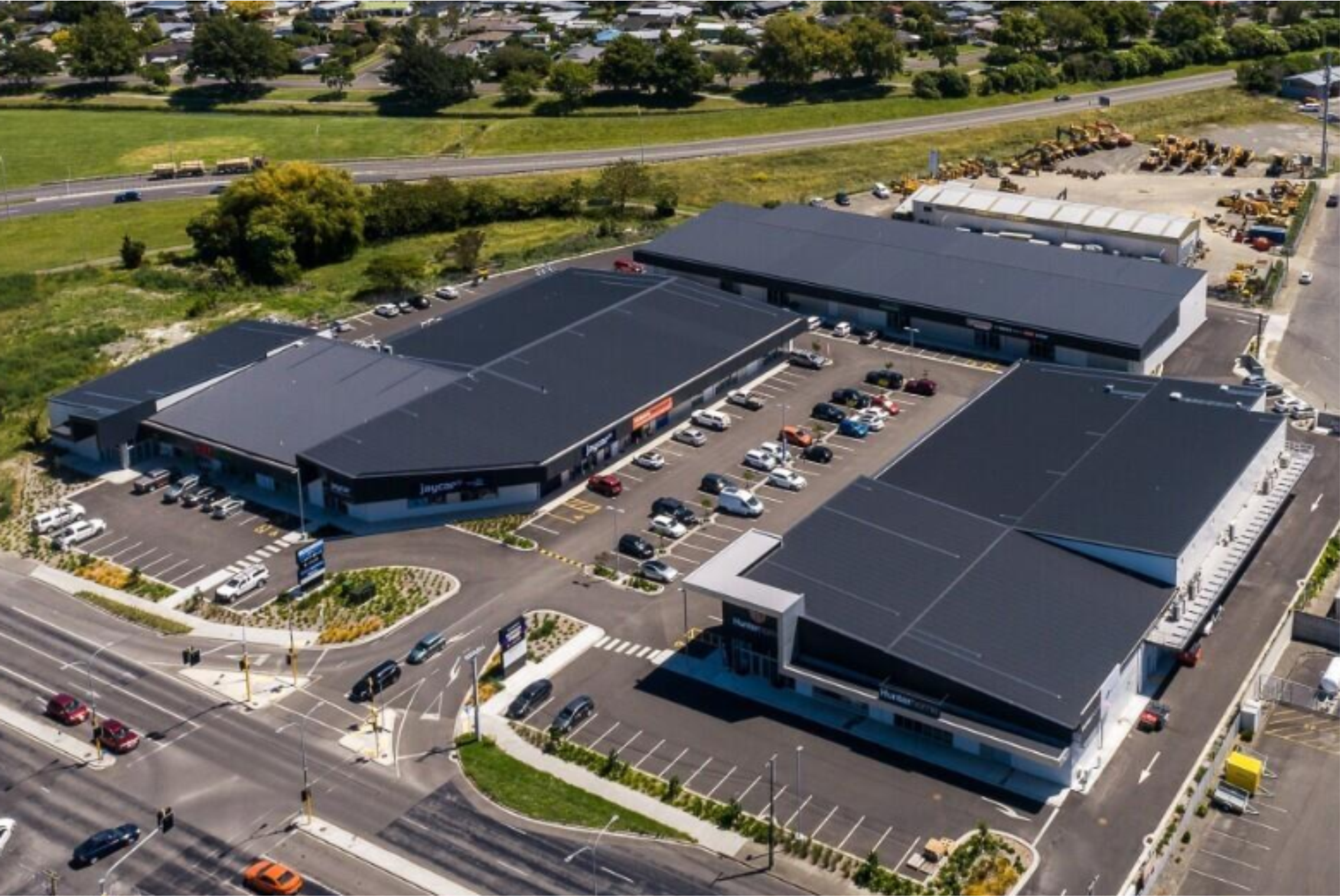The Crossing retail complex in Havelock North in architects rendering