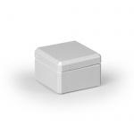 Cubo D 53 x 55 x 36mm small polycarbonate box with grey or transparent cover