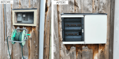 Outdoor Meter Panel Upgrade