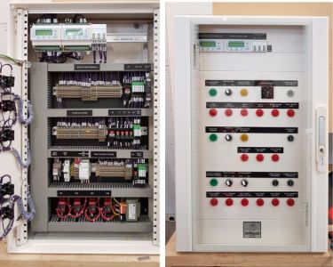 schneider controls switchboard for lighting and HVAC